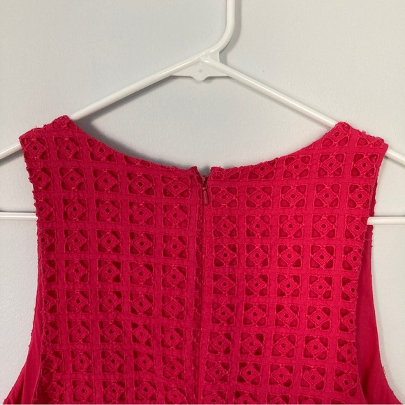 3/$15 Bright Pink Eyelet Dress | Old Navy | Size 10 - Picture 4 of 7